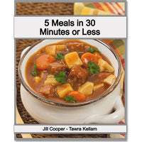5 Meals In 30 Minutes Or Less Meal Plan eBook