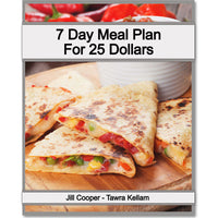 7 Day Meal Plan for $25 eBook